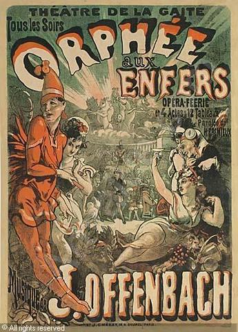 cartel Orphee aux Enfers