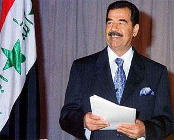 Saddam seises power