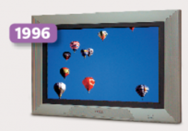 Primeras pantallas planas