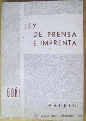 Ley de prensa.