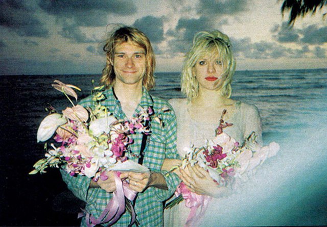 Kurt Cobain, y, Courtney Love se casan