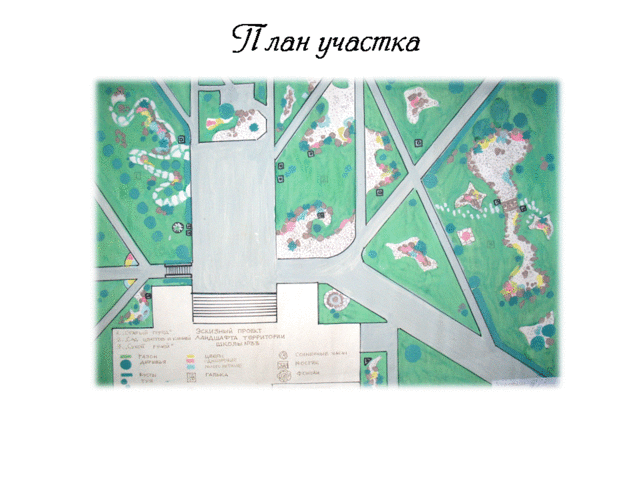 План участка школы