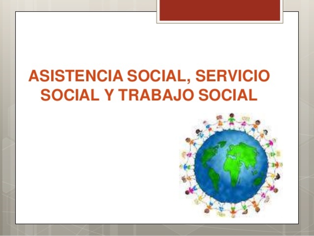 Asistencia social y servicio social
