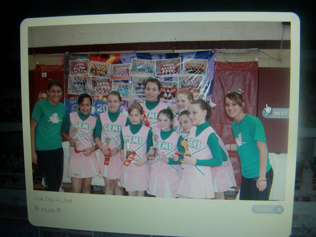 I won my first cheerleading competition.