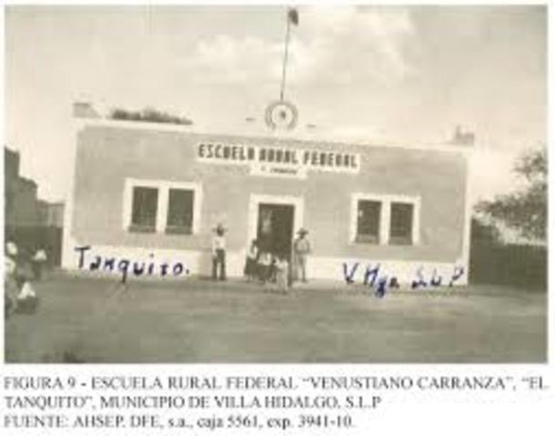 Se crearon las escuelas normales rurales