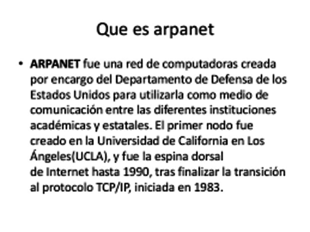 ARPANET