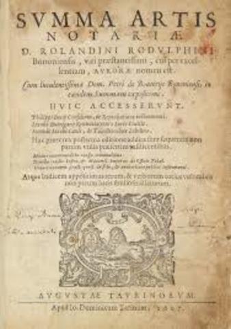 ‘Summa artis notariae