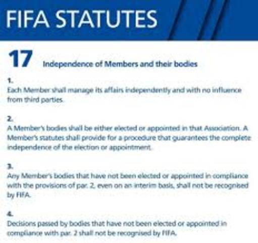 The FIFA Statutes - football's constitution