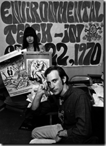 Primera manifestacion del Día de la Tierra