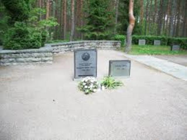 Päts maeti Venemaale