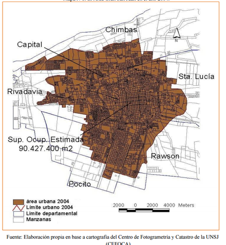 El Área Gran San Juan en el año 2004