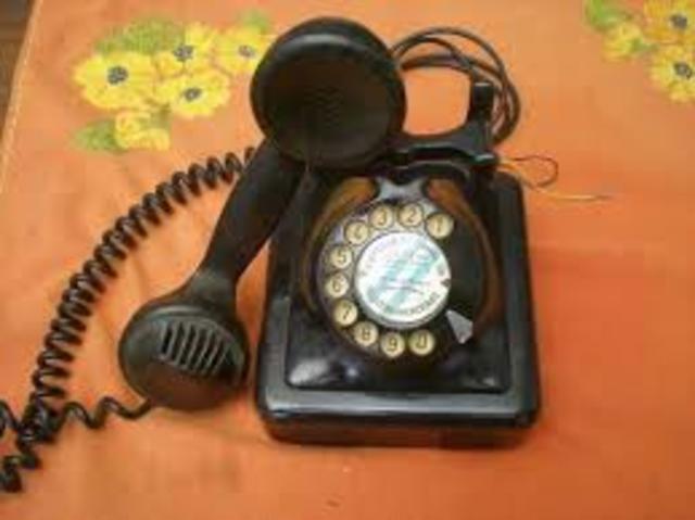 Telefono de disco producido por Standar Electrico