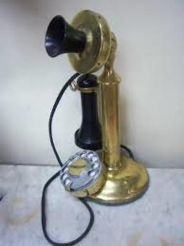Telefono tipo candelabro Western