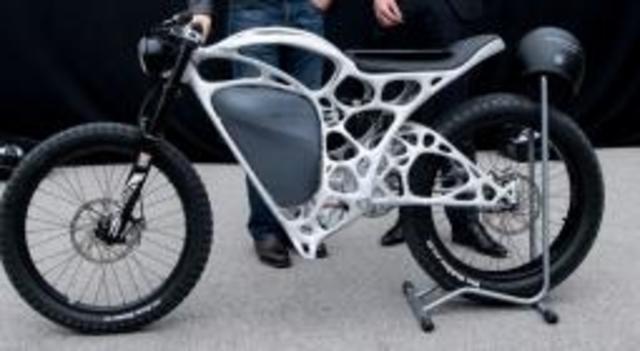 La primera moto eléctrica impresa en 3D