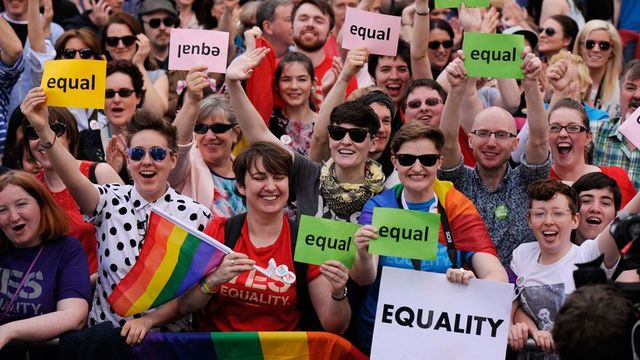 Ireland became the first country to legalize same sex marriage last year