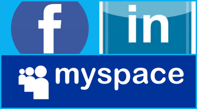 MySpace,Likedin y Facebook