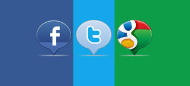 Facebook ,Twitter y Google