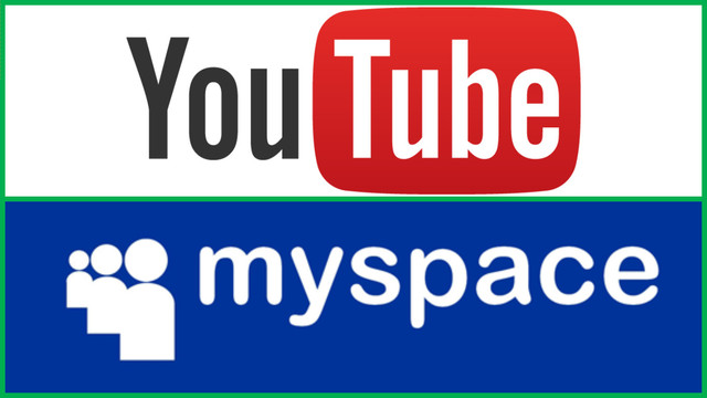 Youtube y MySpace