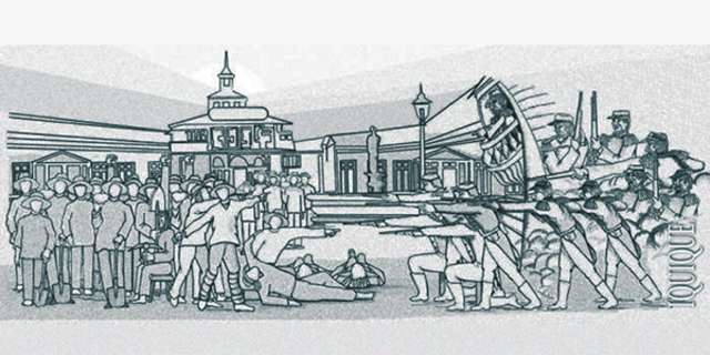 "La matanza de la escuela santa maria..."