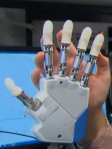 mano bonifica con sentido de tacto