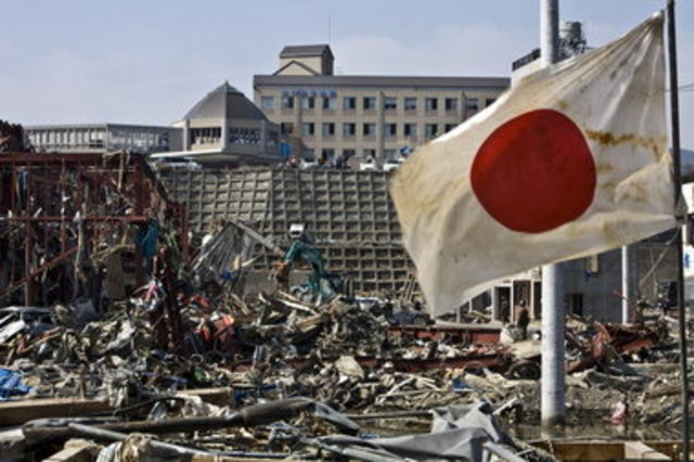 Japan is devastated by a 9.0 magnitude earthquake