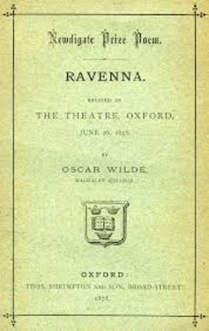 Rewarded the Newdigate Prize