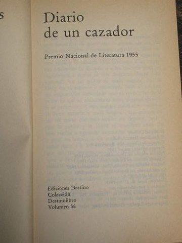 Diario de un cazador.