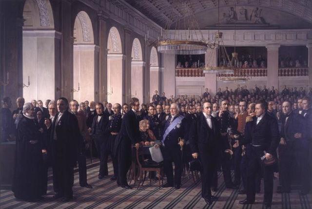 Et oprør i Frankrig førte til at kongen måtte gå af, og den nye konge måtte skrive under på en fri forfatning (grundlov).