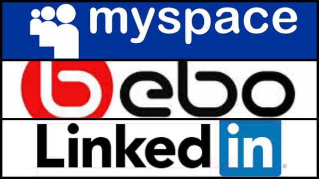 MySpace, Bebo y Likedin