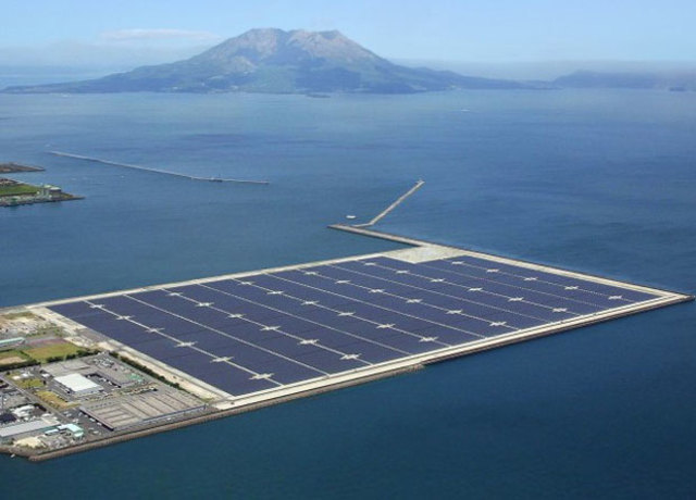 Mega planta de energía solar en Kagoshima