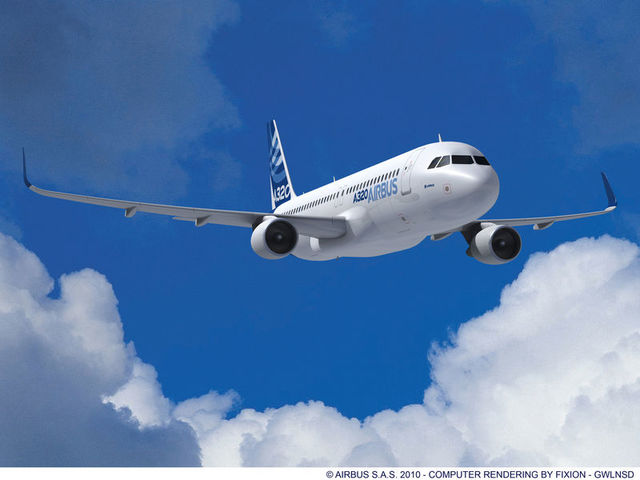 Airbus a320 first flight