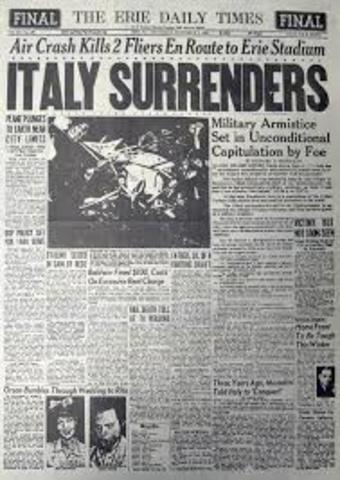 Italy Surrenders