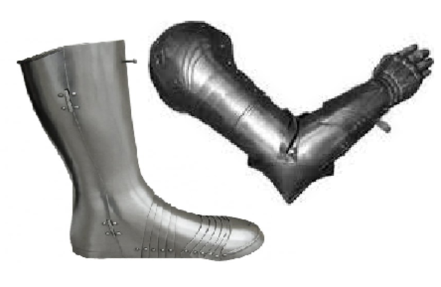 Al caballero se le cae otro pedazo de armadura los brazos y piernas