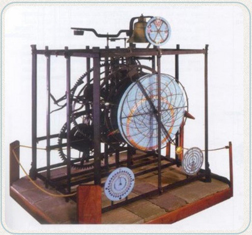 Se inventa el primer reloj mecánico