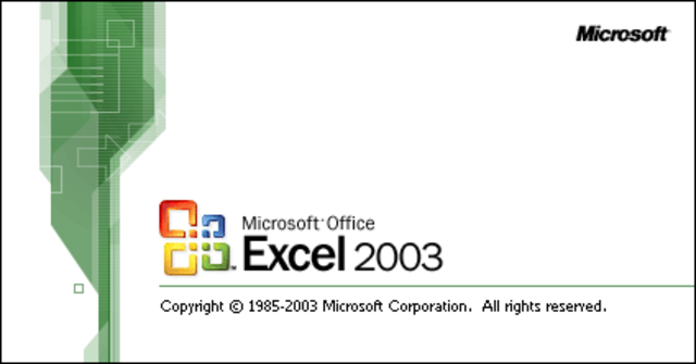 Versión 11 [Excel 2003] – 2003