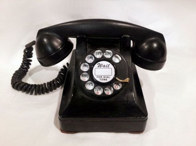 First ever rotary dial telephone