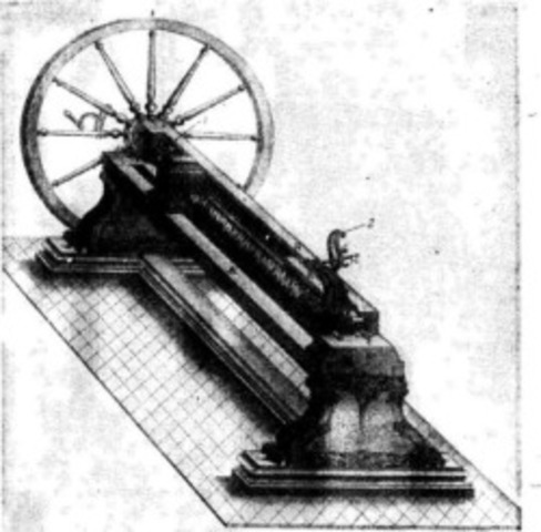 Первый в мире токарно-винторезный станок