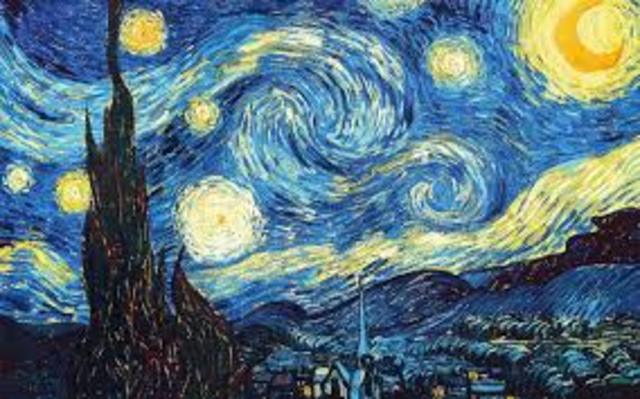 van Gogh. Notte stellata