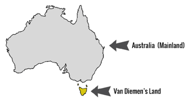 Van Diemen's Land separates from NSW