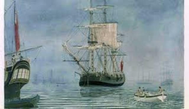 Phillip (the captain of the first fleet) put up the British flag up at Sydney cove