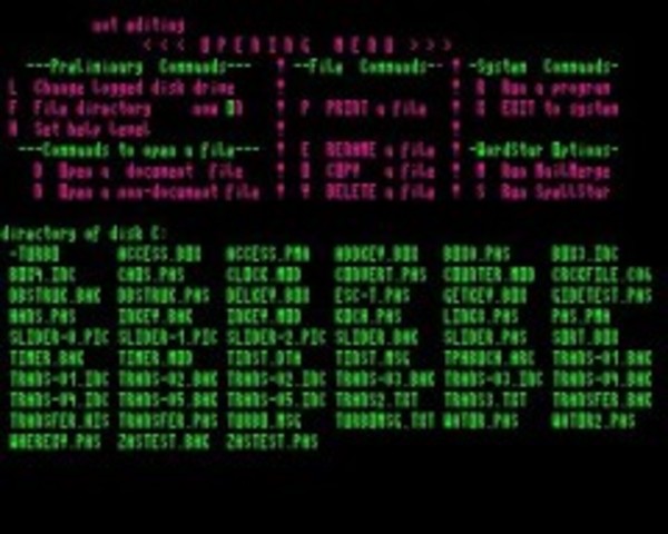 Procesador de textos WordStar
