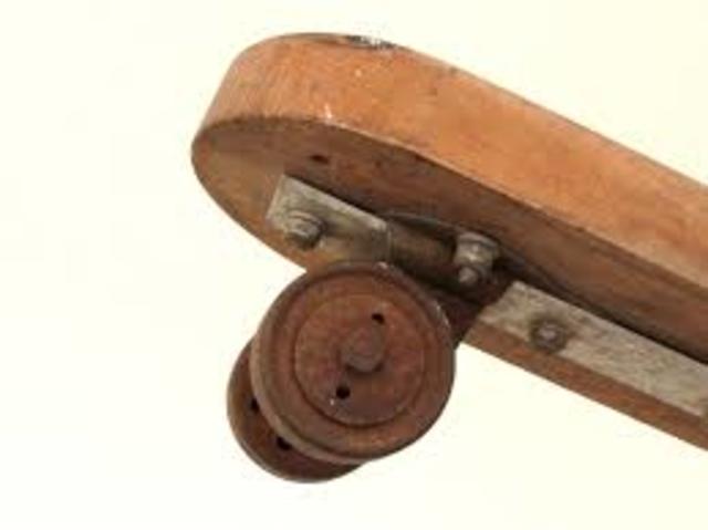 The beginning of skateboarding