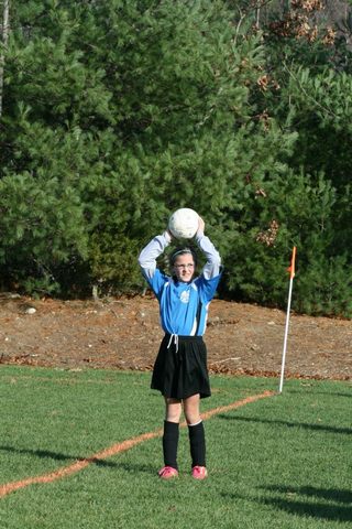 Jugué al fútbol por primera vez.