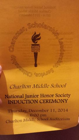 Me metí en la NJHS.