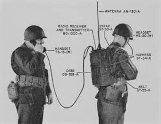 Early Radio Field Phones, widespread use during World War I