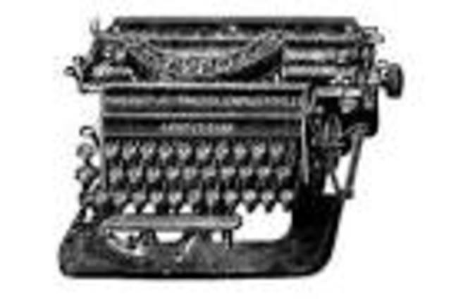 Primer maquina de escribir