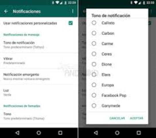whatsapp propone la personalización de notificaciones