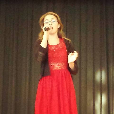 Gané en un concurso de vocal.