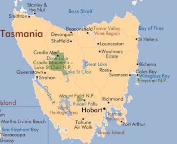 Van Diemen's Land( Tasmania)
