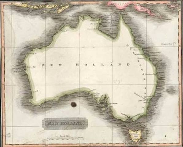 New Holland To Australia Late 1800's